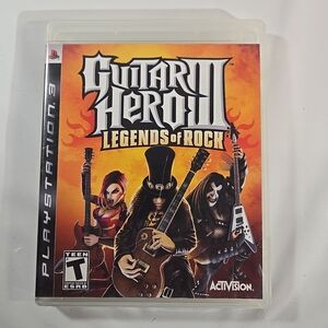 Sony Guitar Hero III: Legends of Rock for PlayStation 3 - Orange and Black